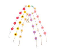 CANIGHT 1pieza Diadema De Margarita Borlas Accesorio De Cabello Floral Diadema De Flores Para y Vacaciones Adorno De Verano