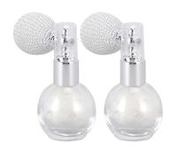 CANIGHT 2 Piezas De Spray Iluminador Corporal Con Purpurina Y Lentejuelas Para Maquillaje Facial Pulverizador Iluminador Con Lentejuelas Brillantes Para Mujer