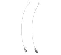 CANIGHT 2 Piezas gancho exterior decoración pared kit de alambre resistente para colgar cuadros perchas de marco de alambre perchero resistente colgador de techo colgador de tablero Silver