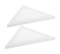 CANIGHT 2 Piezas Tablero de Pintura Creativa Triangular de Algodón y Fibra, Panel para Pintura al Óleo Permanencia y Estabilidad, Adecuado para Artistas y Estudiantes en DIY