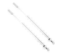 CANIGHT 2 Piezas Varilla de Tracción para Cortinas de Acrílico y Hierro Resistente de 50cm para Persianas y Cortinas en Oficinas y Hogares