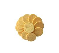 CANIGHT 20piezas Esponjas De Maquillaje De Algodón Suave Almohadillas Desmaquillantes Para Limpieza Facial Color Esponjas De Celulosa Amigables