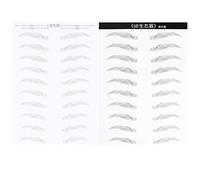 CANIGHT 2hojas Pegatinas De Cejas Impermeables y Simuladas Para Mujeres Cejas De Simulación De Pelo