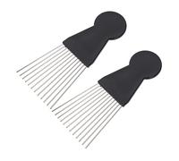 CANIGHT 2piezas Peine Afro Para Hombre Peine Antiestático Para De Cabello Herramienta De Peluquería Profesional Para Cortes De Cabello y Peinados Neat
