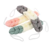 CANIGHT 3piezas Esponjas De Ducha Exfoliantes Estropajos De Baño Suaves Para Cuerpo Loofah Diseño De Lazo Limpieza y Hidratación Efectiva Para Tipos De Piel