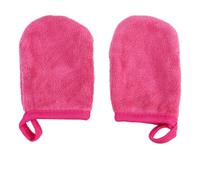 CANIGHT 3piezas Guantes Desmaquillantes Reutilizables de Microfibra Gruesa para Limpieza Facial Efectiva y Eliminación de Maquillaje Aptos para Tipo de Piel y Uso Diario