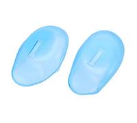 CANIGHT 4pares De Oídos De Silicona Impermeables Para De Cabello De Cubierta y Reutilizable Para Peluquería y Uso Personal Color Azul