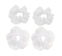 CANIGHT 4piezas Anillos De Pelo De Para Mujer Coleteros Elásticos De Pequeña y Grande Accesorios De Cabello Para Coletas Para Ocasiones y Especiales