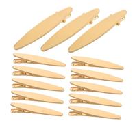 CANIGHT 50 Pcs horquilla bolsa de filtro de cerveza bola pegajosa especial Accesorios de moda kit de clips pinzas para el cabello artesanales accesorios para el cabello de cocodrilo Golden