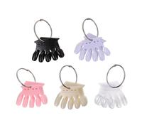 CANIGHT 5piezas Color Contrast Nail Tip Display Boards Diseño De Para Manicura Para Salones y Personal