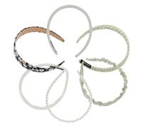 CANIGHT 6piezas Diademas Decorativas De Flores y Para Mujeres De Accesorios Para Fiestas y Eventos Ajustables y Cómodas Para Tipo De Cabello