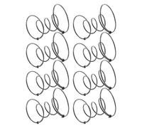 CANIGHT 8 Piezas Muelles para Reparación de Tapicería Muelles del Sofá Resortes Helicoidales del Asiento 15cm 6 Acero Negro Soporte de Alta Elasticidad E Instalación Fácil para Sillones
