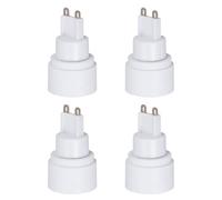 CANIGHT Adaptador de portalámparas G9 a E14 Reemplazo de zócalo de la lámpara para lámpara de mesa y soporte de rosca 4 unidades