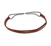 CANIGHT Aro De Cabello Falso Diadema Trenzada De Gamuza Ajustable Para Todo Tipo De Eventos