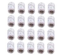 CANIGHT Banda de Lijado para Uñas 100 Pcs Accesorios para Manicura Anillo de Lijado Profesional Pulido para Uñas Naturales y Artificiales Doméstico y Profesional