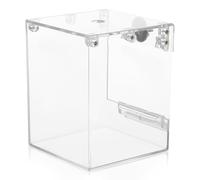 CANIGHT Bañera Colgante para Pájaros Pequeños y Periquitos, Baño Multifuncional de Acrílico para Jaulas Interiores Accesorios para Mantener Limpia la Jaula