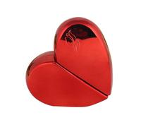 CANIGHT Botella Atomizadora de Perfume Recargable de 25 Ml Carcasa Metálica en Forma de Corazón, Adecuado para Viaje y Bolso, Diseño Elegante y Duradero