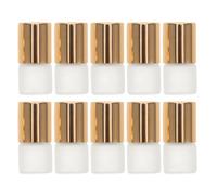 CANIGHT Botella de Spray Recargable de Vidrio Dorado 1ml Rodillo para Perfume, Diseño Compacto y Portátil Adecuado para Relajación y Viaje, Pack de 20 Piezas