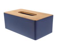 CANIGHT Caja de Pañuelos Decorativa de Madera Tapa Rectangular, Práctica y Fácil de Transportar para Almacenamiento en Oficina y Hogar