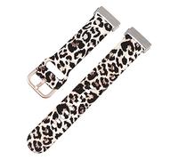 CANIGHT Cinta De Reloj De Muñeca Estampado De Leopardo Correa Decorativa Reemplazo Inteligente Para Versa3