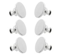CANIGHT Clips Magnéticos para Cortinas 25mm Grandes Botones Magnéticos Redondos 3 Pares Cierre sin Taladro para Cortina de Ducha y Hogar Accesorios Invisibles para Mantener