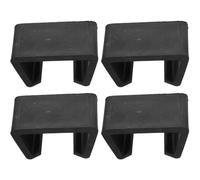 CANIGHT Clips para Muebles de Plástico Negro 4 Piezas Diseño Simple para Fijar Sillas y Muebles en Oficina o Tienda sin Dejar Marcas