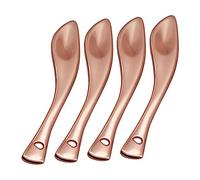 CANIGHT Cucharas Cosméticas para Crema Facial y Ojos 4 Piezas Aplicadores de Maquillaje Metálicos Herramientas Cuidado y Prácticas