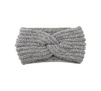 CANIGHT Diadema y Protege del Frío de Punto Cruzada de Lana para Mujer y Niña Cálida y Deportiva Mantiene el Cabello Recogido para Invierno
