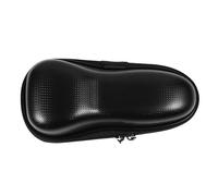 CANIGHT Estuche para Afeitadora Eléctrica Eva Negro Textura de Paja 19x8x7cm, Resistente a Golpes, Cremallera Flexible, Bolsa de Viaje para Maquinillas de Afeitar Hombre, Protección