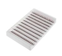 CANIGHT Extensiones de Pestañas y en Racimo Marrón de Natural, Densidad Ligera y Reutilizable Kit de Pestañas Postizas Fácil de Aplicar Natural para Mujeres
