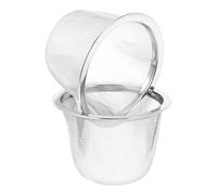 CANIGHT Filtro Infusor de Té de Acero Inoxidable 2 Piezas, Colador Pequeño para Tetera, Cesta Coladora para Preparar Té Suelto en Cocina y Restaurante