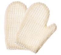 CANIGHT Guante Exfoliante Corporal Reutilizable y Suave de Sisal Natural Manopla Exfoliante Eficaz para Limpieza Profunda Epidermis, Pack de 2 Unidades para Baño