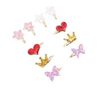 CANIGHT Juego De 5 Pares De Para El Pelo Para Niñas Pequeñas Accesorios Para El Pelo Adorno Para El Pelo Para Niñas Pequeñas Diadema Fácil De Usar