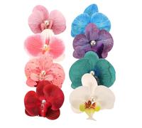 CANIGHT Juego De Para El Cabello Con Flores De Orquídea 8 Para El Cabello Hawaianas Para Mujeres Accesorios Que No Son Para El Cabello Para El Cabello Para Fiestas