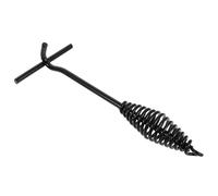 CANIGHT Levantador de Tapa de Hierro Negro para Ollas de Fogata Gancho Resistente y Duradero, Accesorio Adecuado para Cocinar en Campamentos y Barbacoas