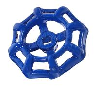 CANIGHT Manija de Válvula de Grifo de Metal Azul Oscuro, Volante Giratorio 7x7 Mm, Reemplazo para Válvula de Cierre en Baño y Drenaje, Control de Agua Mejorado, 1 Unidad
