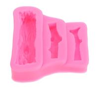 CANIGHT Molde Flexible de Silicona para Tartas y Chocolate Diseño Detallado de Tronco de Árbol, Herramienta para Fondant en Manualidades y Decoración de Fiestas Infantiles