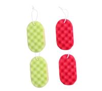 CANIGHT Paquete De 4 Esponjas De Baño Y Ducha Para Adultos Esponjas Exfoliantes Corporales Resistentes Al Desgaste Suministros De Baño Portátiles