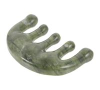 CANIGHT Peine Multiusos de Jade para Cuero Cabelludo Función Desenredante y Masaje para Uso en Casa o Viaje