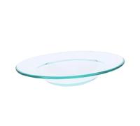 CANIGHT Plato Calentador de Velas Transparente de 8 Cm, Repuesto para Quemador de Cera, Accesorio para Aceites Esenciales, Apto para Lámparas Aromáticas y Calentadores de Fragancia Hogar
