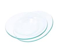 CANIGHT Plato para Cera Derretida de Vidrio Transparente, 2 Piezas Resistentes para Calentador de Velas y Difusor de Aceites Esenciales en Ambientes Relajantes