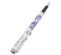 CANIGHT Pluma Estilográfica de Acero Inoxidable y Cerámica Diseño Único y Elegante, Bolígrafo para Pintar Tinta Suave y Peso Ligero Adecuado para Oficina y Dibujo