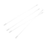 CANIGHT Repuestos de Varillas para Persianas Verticales de 17 Pulgadas, 4 Piezas de Plástico Abridor y Ganchos, Accesorios para Persianas Ajustables y Estores Interiores