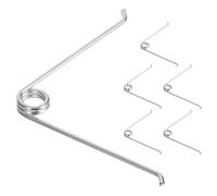 CANIGHT Resorte de Podadora en V 6 Piezas de Acero Inoxidable Plata | Piezas Reemplazables, Reduce la Fatiga Mano, para Ramas y Tijeras de Podar
