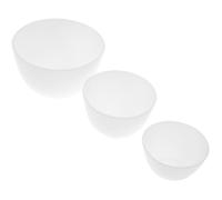 CANIGHT Set de 3 Cuencos Firmes de Silicona para Mascarillas Faciales, sin Olor, Duraderos y Aptos para Mezclas de Belleza y Uso Doméstico