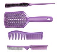 CANIGHT Set de 4 Peines de Peluquero Protector para Cabello y Barba para Hombres y Mujeres Uso en Salones y Cuidado en Casa