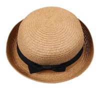 CANIGHT Sombrero de Playa de ala Ancha para Mujer Diseño Flexible y Plegable, Hecho de Mezclas de Paja Duradera, Adecuado para Decoracion Verano en Días Soleados al Aire Libre