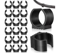 CANIGHT Tapas Protectoras para Tubos de 38-42mm 20 en Forma para Patas de Muebles Antideslizantes Plástico Instalación Clip, Ideales para Patios y Hogar