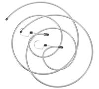 CANIGHT Tendedero en Espiral de Acero Inoxidable Grueso para Sábanas y Toallas, Juego de 2 Perchas Giratorias Redondas para Secado en Baño y Hogar Estilo Aleatorio