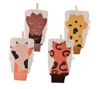 CANIGHT Toalla De Baño Guante Exfoliante Profundo Set De 4 Guantes Para Limpieza y Spa Ideal Para Ducha y Baño Suave y Fácil De Limpiar